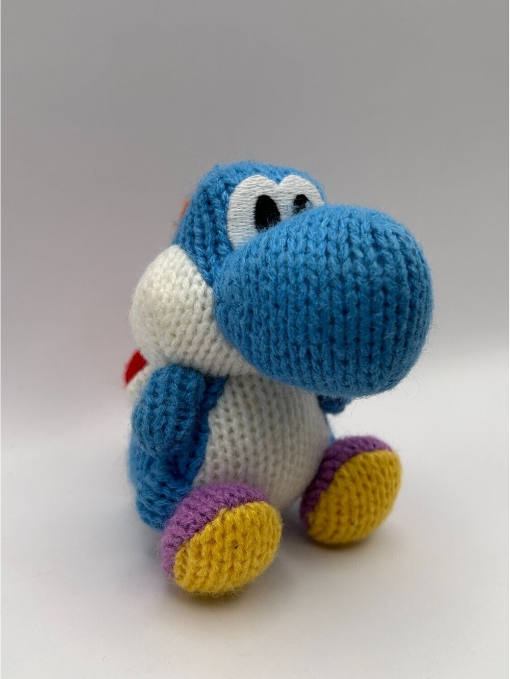 Nintendo Yoshi Blue NVL-201 amiibo plush figure hanging loop
